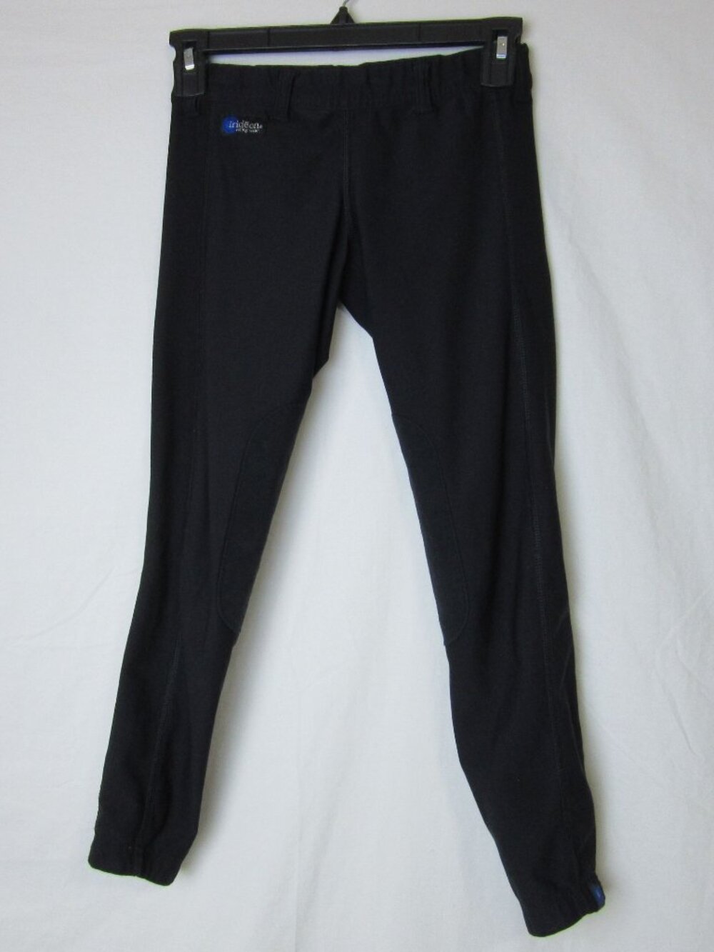 Irideon Black Riding Tights Knee Patches Girls Medium Horseback